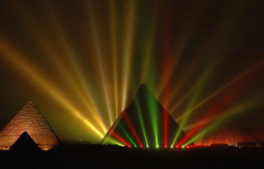 Sound and light show at Great Pyramids + Dinner