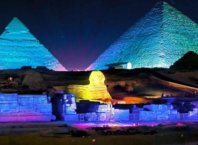 Sound and light show at Great Pyramids + Dinner